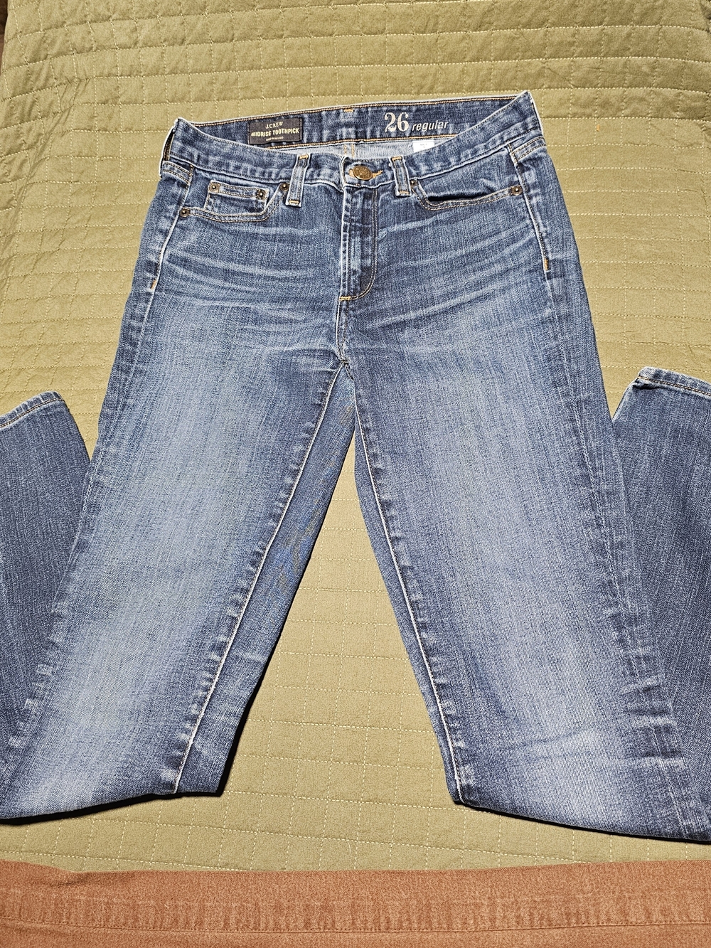 J. Crew Light Wash Skinny Jeans in Blue